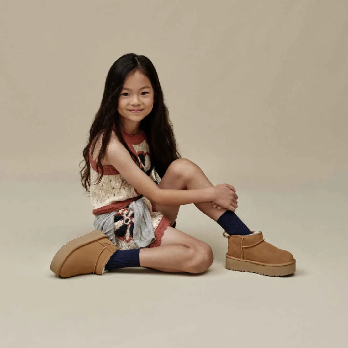 Bottes | Bottes>UGG Enfants Botte Classic Ultra Mini à plateforme chestnut