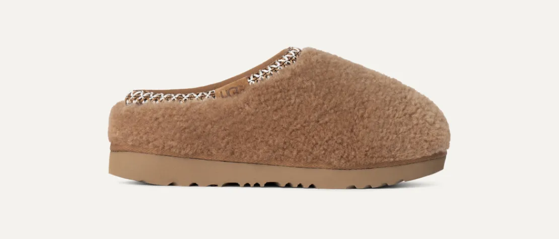 Slippers | Chaussons>UGG Enfants Tasman Maxi Curly chestnut