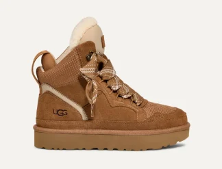 Baskets>UGG Femme Basket Highmel chestnut