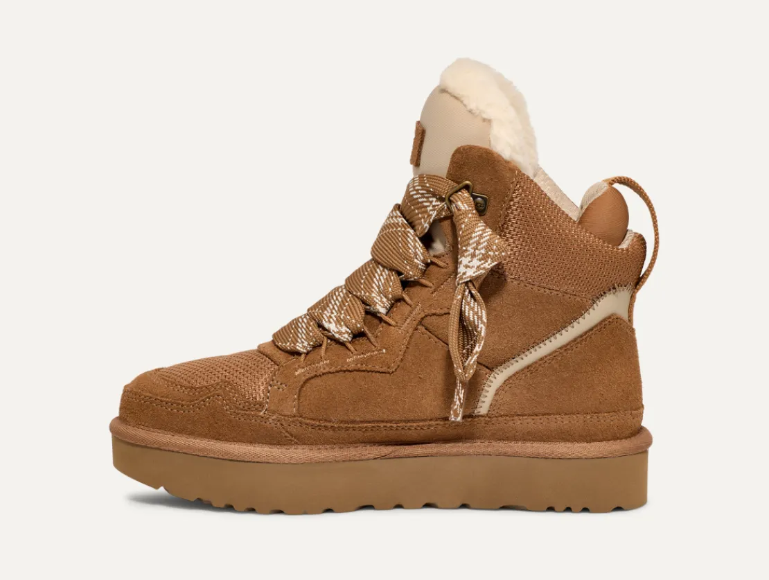 Baskets>UGG Femme Basket Highmel chestnut
