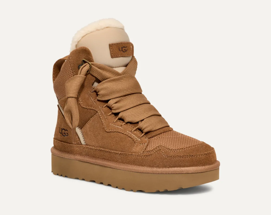 Baskets>UGG Femme Basket Highmel chestnut