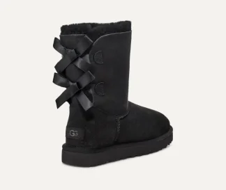 Bottes Classic>UGG Femme Botte Bailey Bow II black