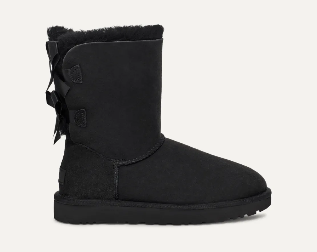 Bottes Classic>UGG Femme Botte Bailey Bow II black