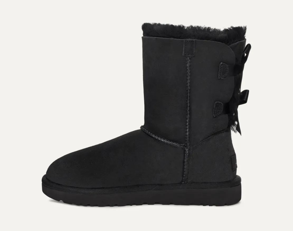 Bottes Classic>UGG Femme Botte Bailey Bow II black