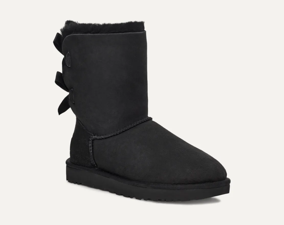 Bottes Classic>UGG Femme Botte Bailey Bow II black