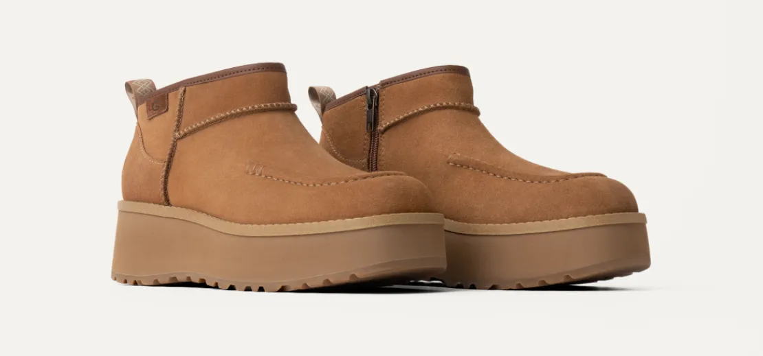 Toutes Les Bottes>UGG Femme Botte Cityfunc Ultra Mini chestnut