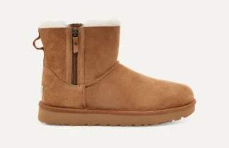 Toutes Les Bottes | Bottes Classic>UGG Femme Botte Classic Mini Double Zip chestnut