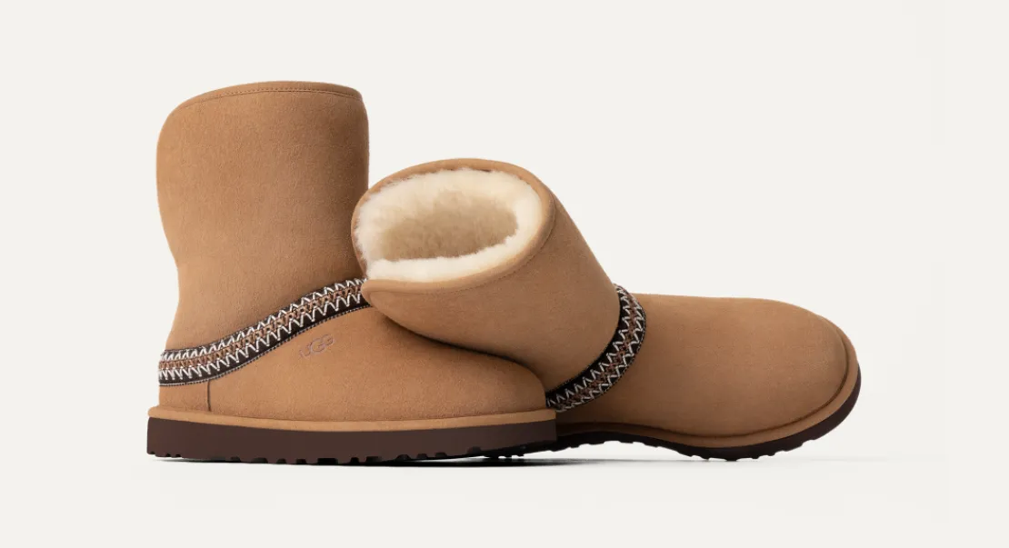 Bottes Classic>UGG Femme Botte Classic Short Crescent chestnut