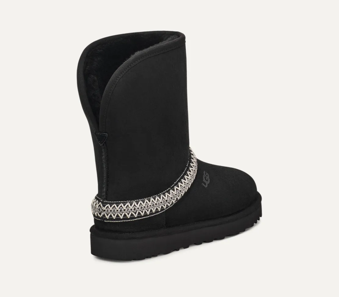 Bottes Classic | Toutes Les Bottes>UGG Femme Botte Classic Short Crescent black