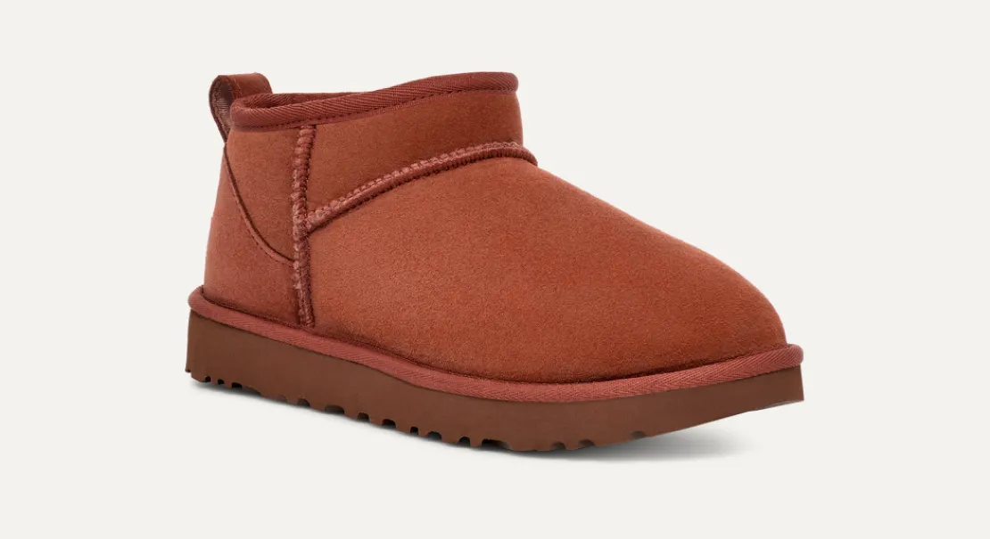 Toutes Les Bottes>UGG Femme Botte Classic Ultra Mini redjasper