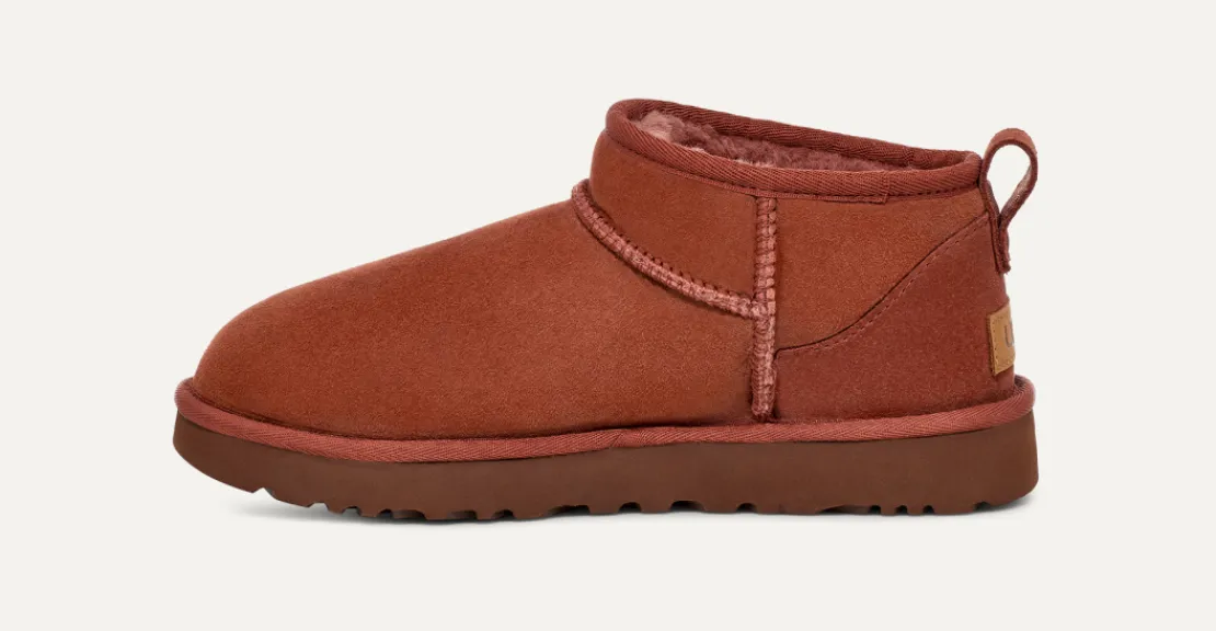 Toutes Les Bottes>UGG Femme Botte Classic Ultra Mini redjasper