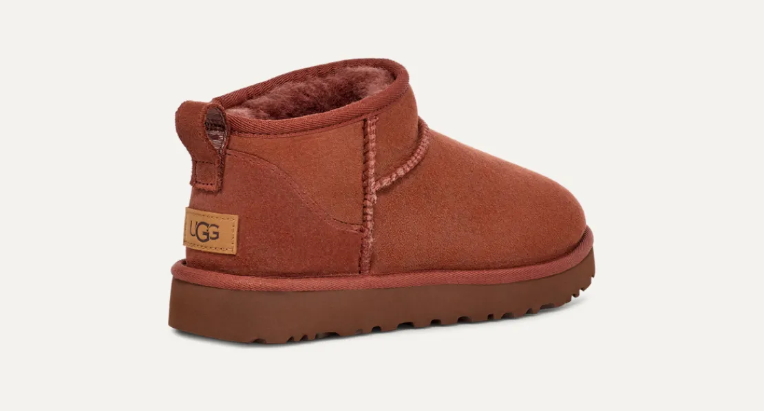 Toutes Les Bottes>UGG Femme Botte Classic Ultra Mini redjasper