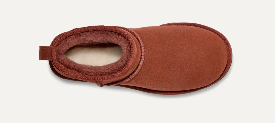 Toutes Les Bottes>UGG Femme Botte Classic Ultra Mini redjasper