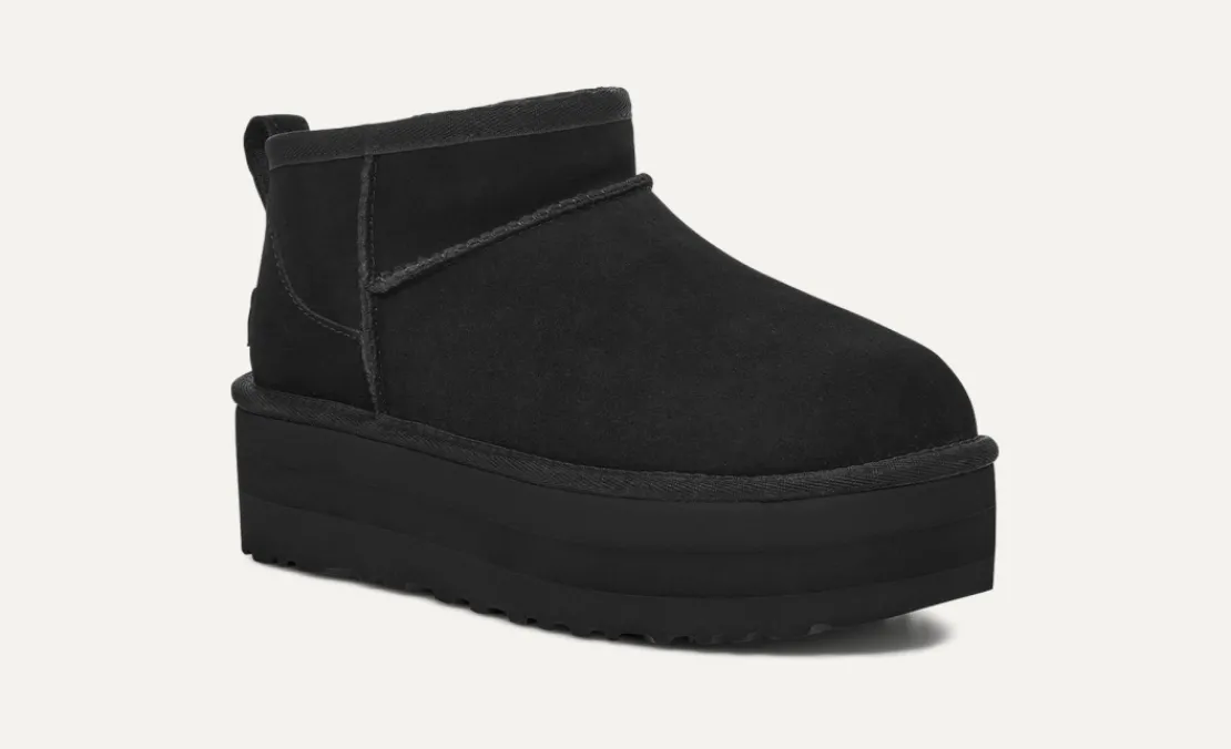 Toutes Les Bottes | Bottes Classic>UGG Femme Botte Classic Ultra Mini à plateforme black