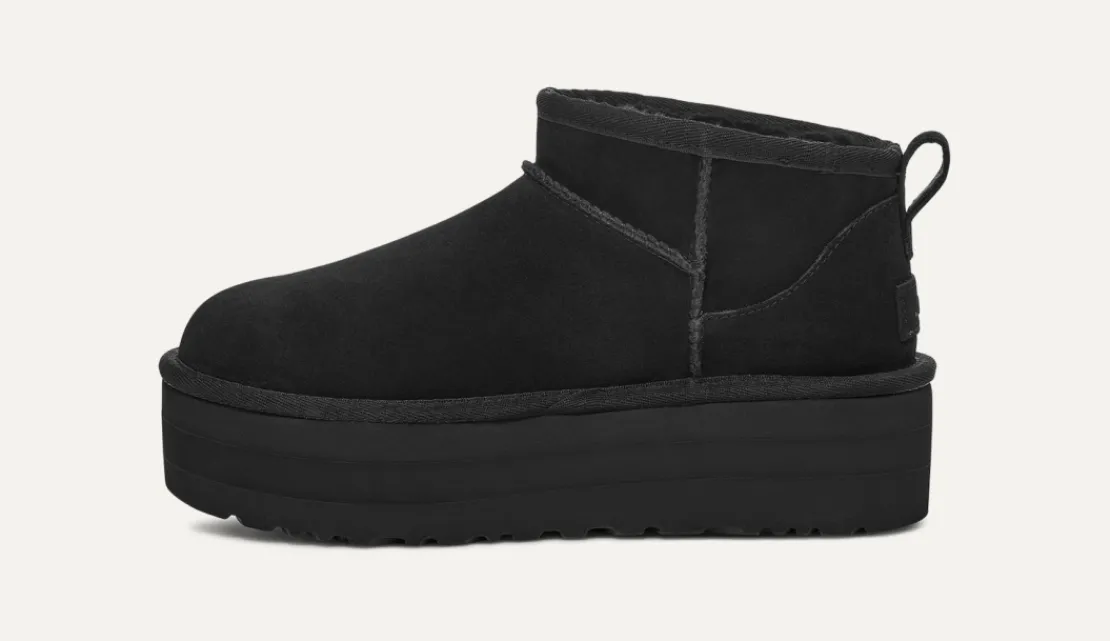 Toutes Les Bottes | Bottes Classic>UGG Femme Botte Classic Ultra Mini à plateforme black