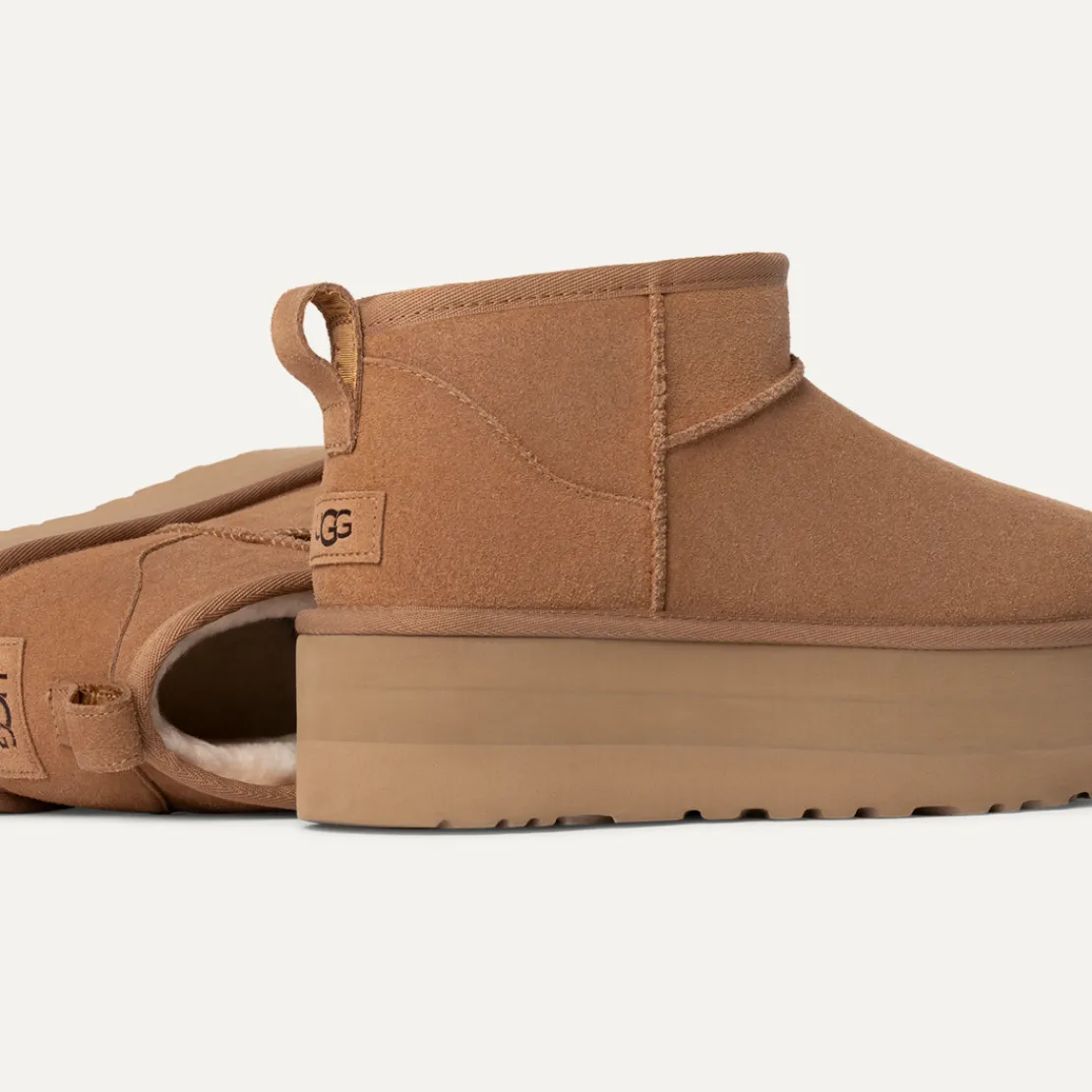 Toutes Les Bottes | Bottes Classic>UGG Femme Botte Classic Ultra Mini à plateforme chestnut