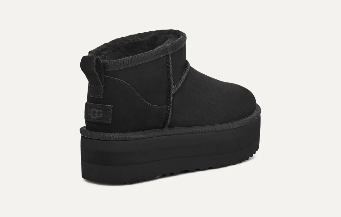 Toutes Les Bottes | Bottes Classic>UGG Femme Botte Classic Ultra Mini à plateforme black