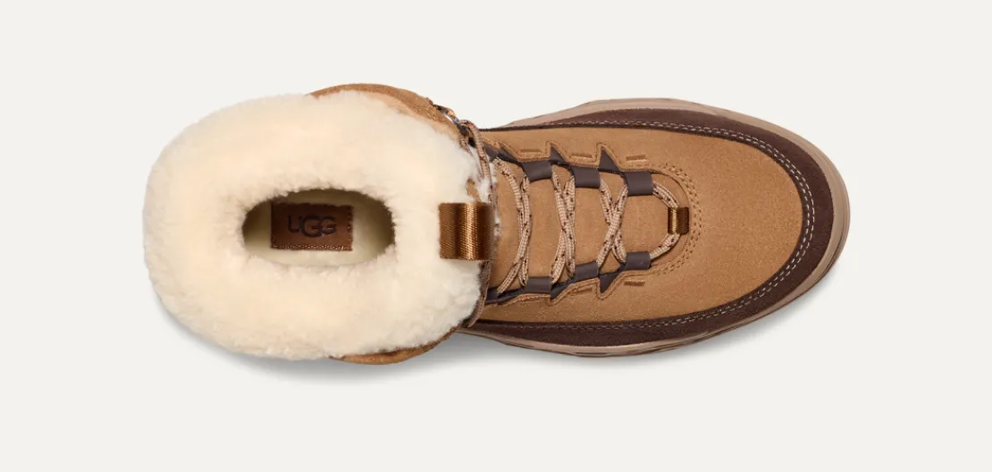 Toutes Les Bottes>UGG Femme Botte TerreTrail Cozy Lace chestnut