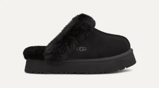 Chaussons>UGG Femme Chausson Disquette black