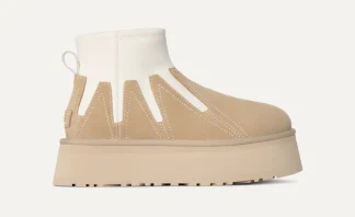 Toutes Les Bottes | Bottes Classic>UGG Femme Classic Mini Dipper Sunwave mustardseed