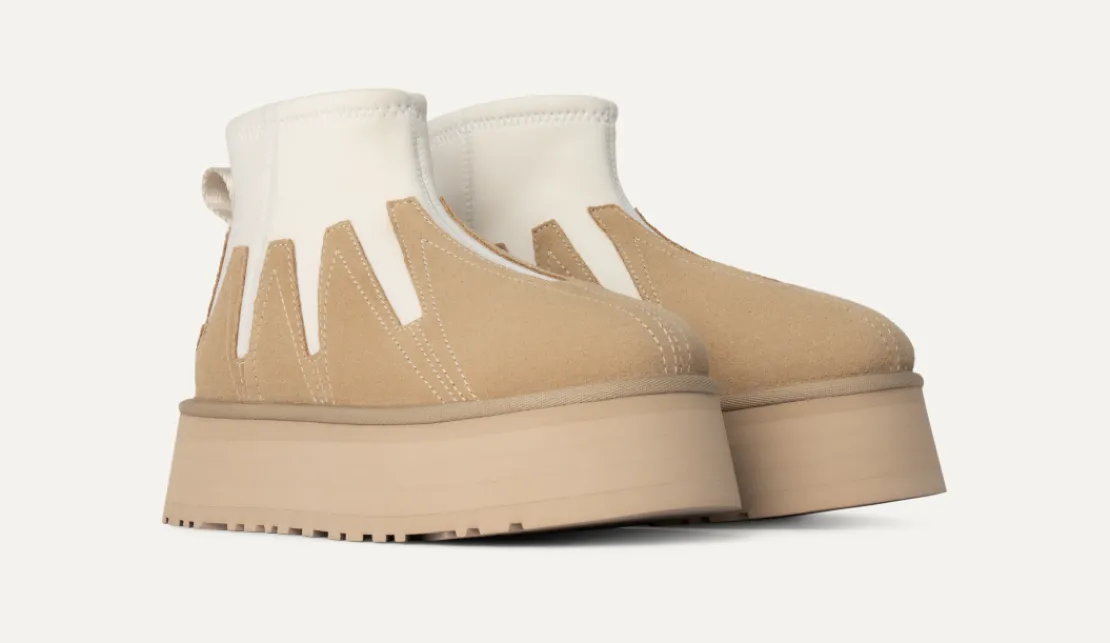 Toutes Les Bottes | Bottes Classic>UGG Femme Classic Mini Dipper Sunwave mustardseed