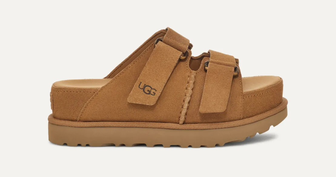 Sandales>UGG Femme Mule Goldenstar Hi chestnut