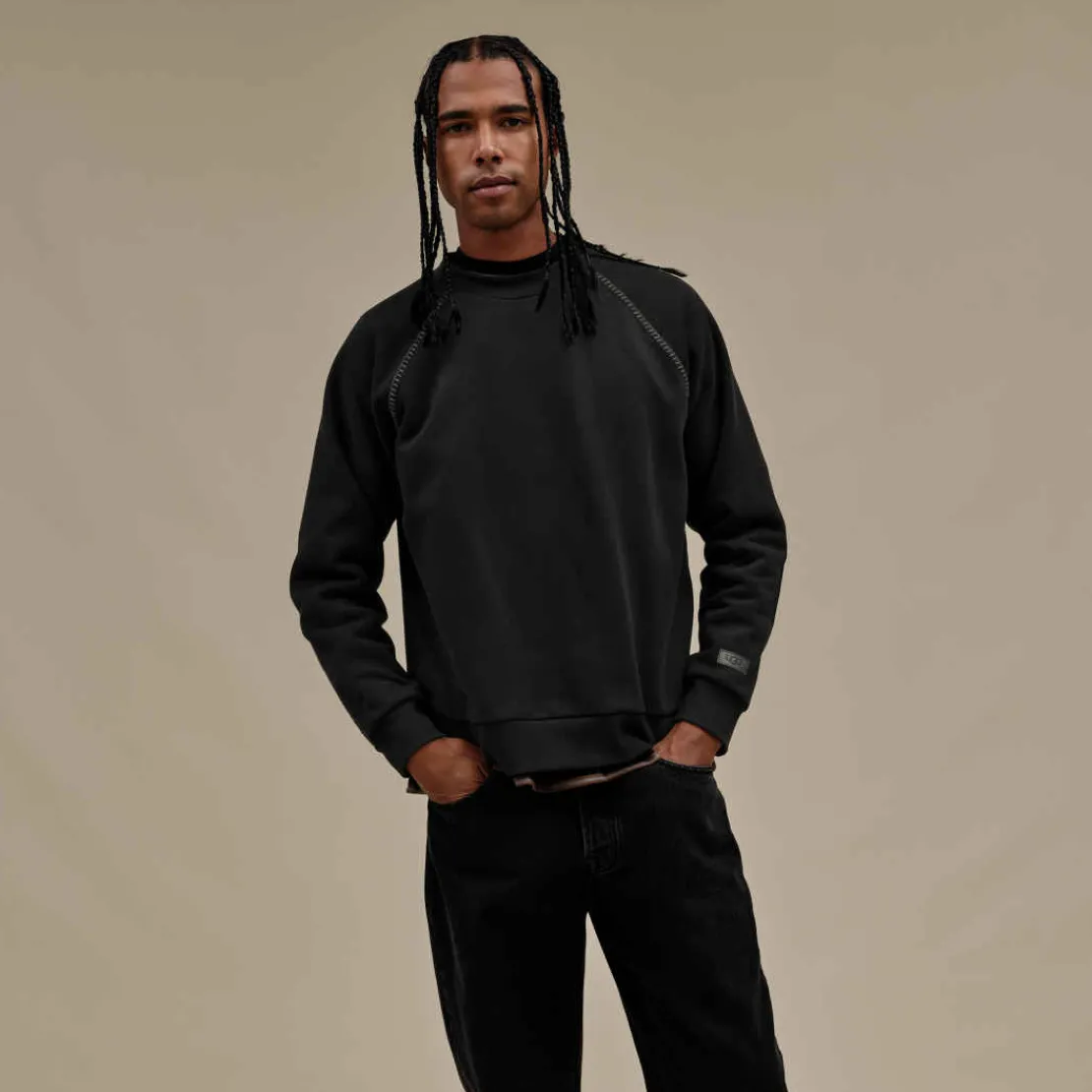 Vêtements D’intérieur | Pulls Et Cardigans>UGG Femme Pull à col rond Classic black