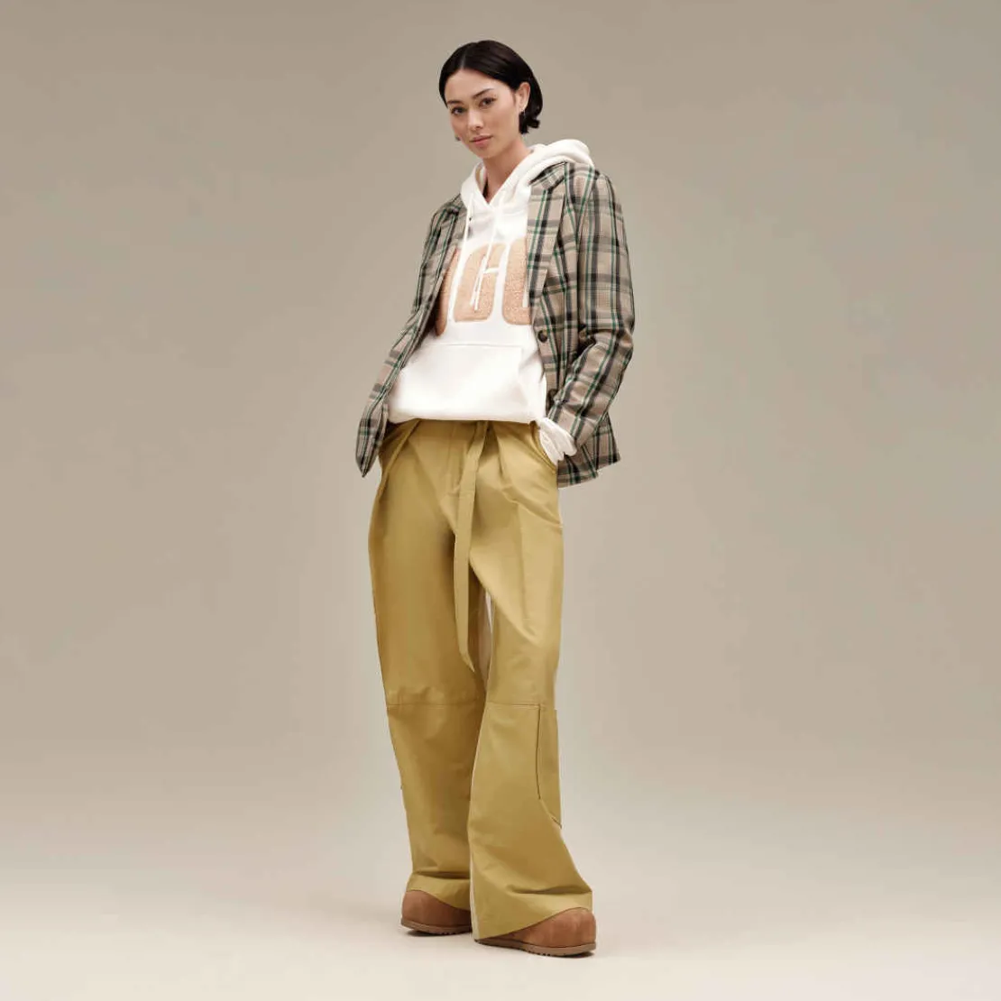 Pulls Et Cardigans>UGG Femme Sweat à capuche avec logo Rey en fluff