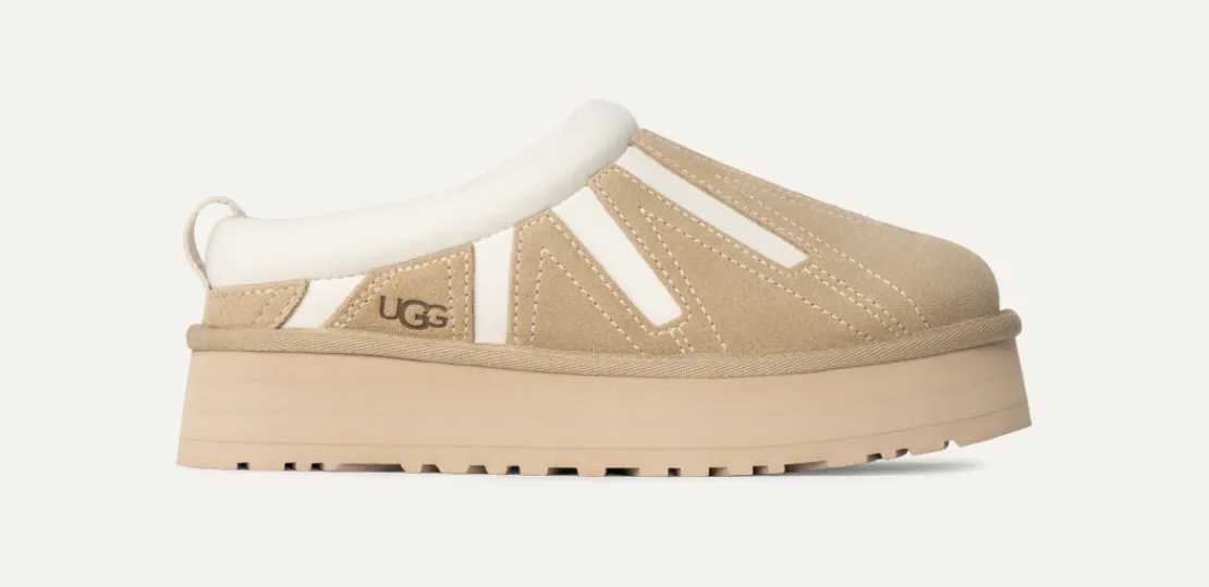 Chaussures Plates | Chaussons>UGG Femme Tazz Sunwave mustardseed