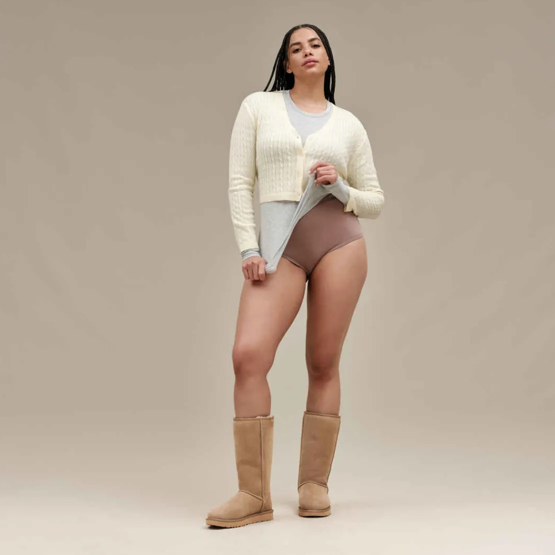 Vêtements D’intérieur | Soft Intimates>UGG Femme T-shirt à manches longues Aidelene greyheather