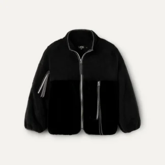 Vêtements D’intérieur | Manteaux Et Vestes>UGG Femme Veste Marlene II en fluff black