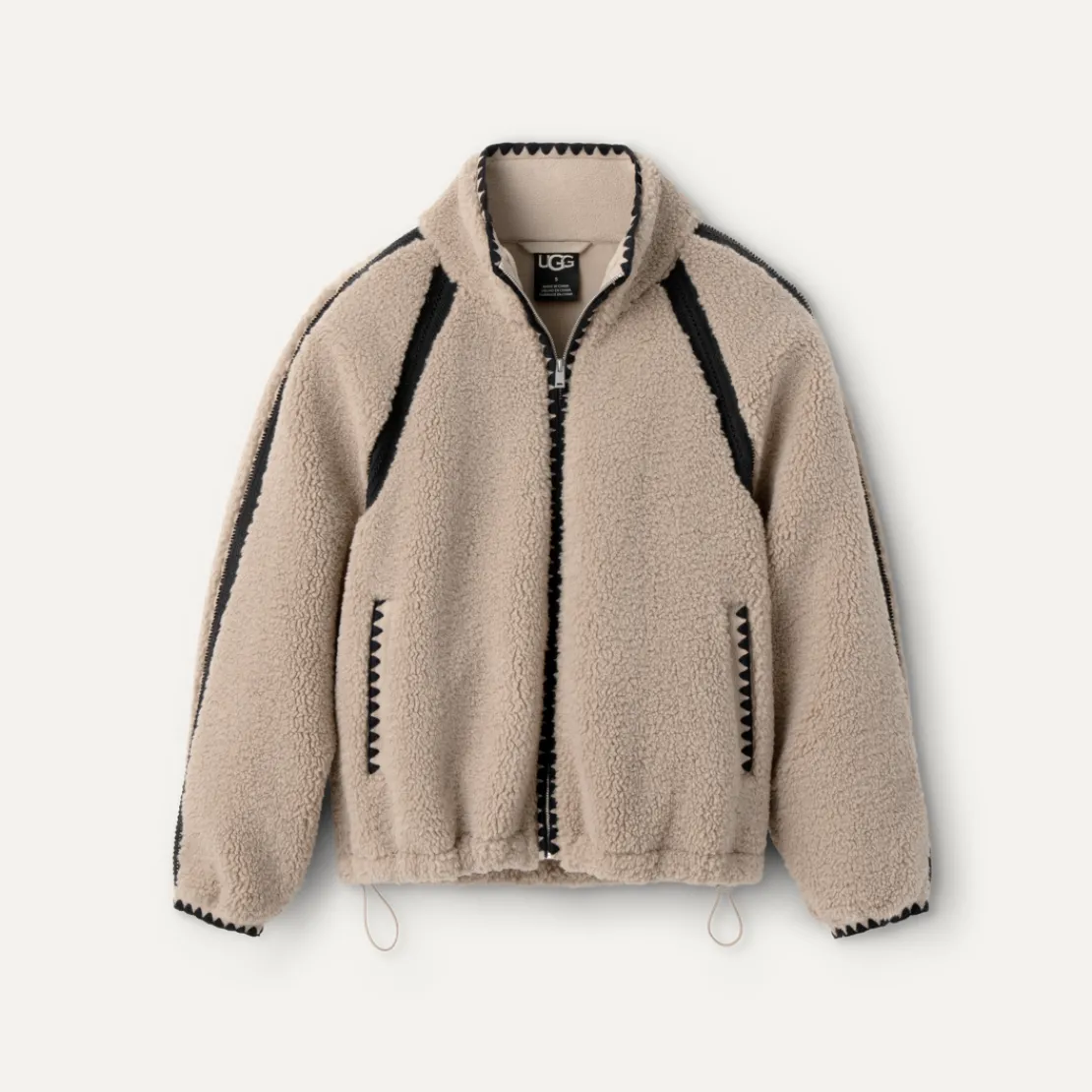 Manteaux Et Vestes>UGG Femme Veste Nikia Crochet en fluff putty