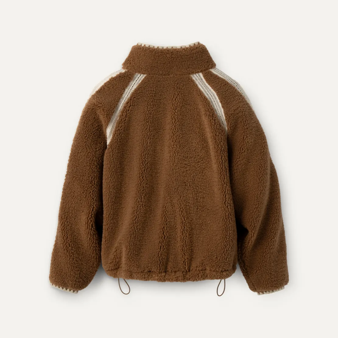Manteaux Et Vestes>UGG Femme Veste Nikia Crochet en fluff chestnut