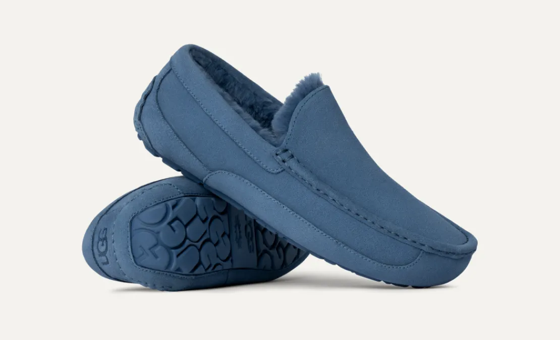 Mocassins Et Chaussures | Chaussons>UGG Homme Chausson Ascot pacificblue