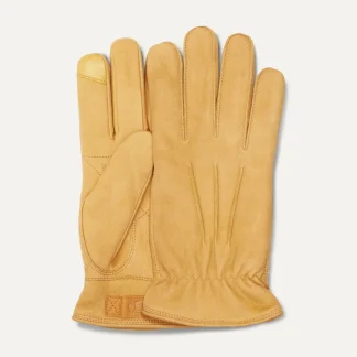 Accessoires>UGG Homme Gant en cuir à 3 points chestnut