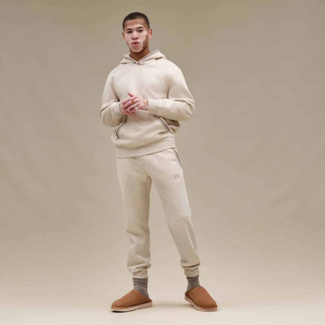 Bas>UGG Homme Pantalon de jogging Tasman caribouheather