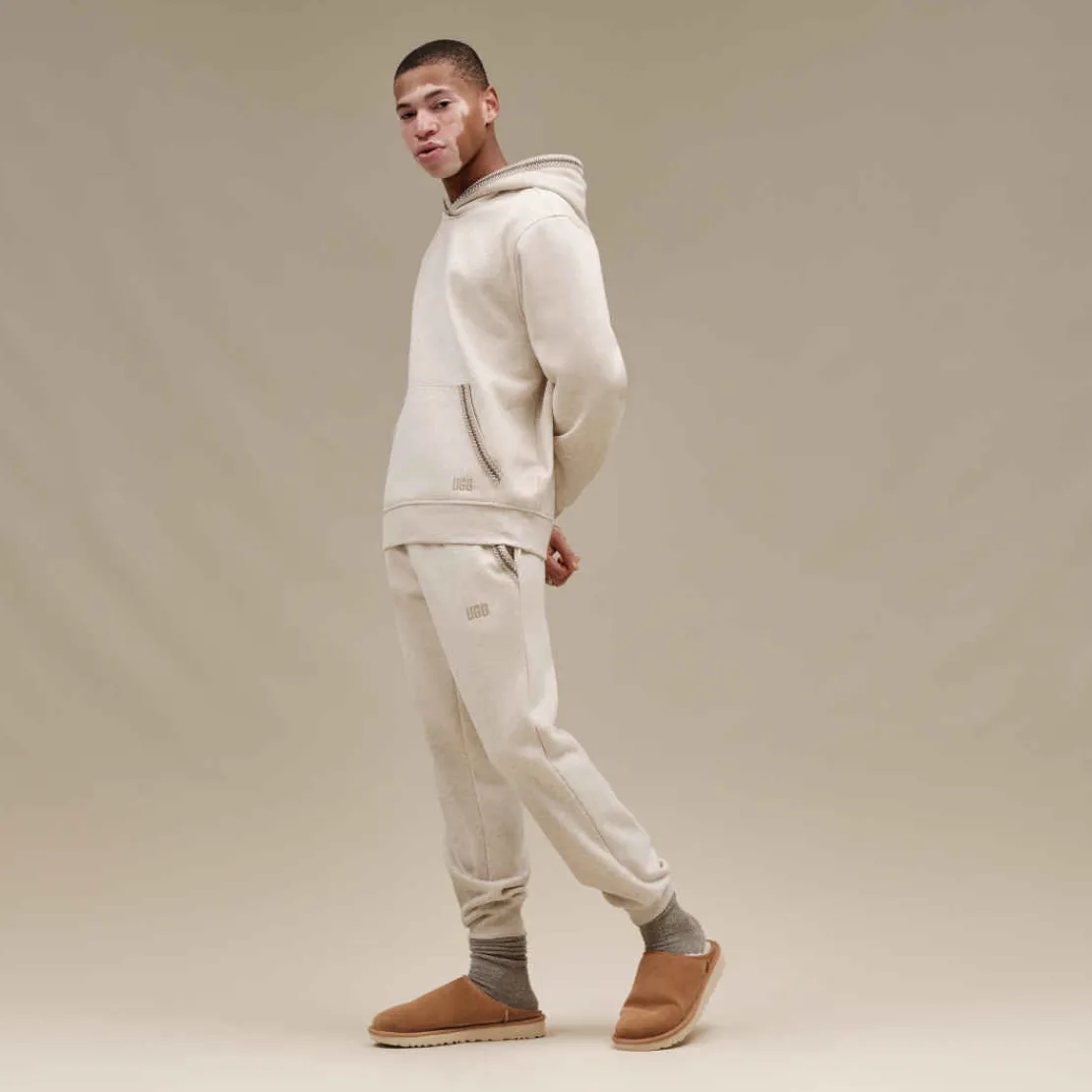 Bas>UGG Homme Pantalon de jogging Tasman caribouheather