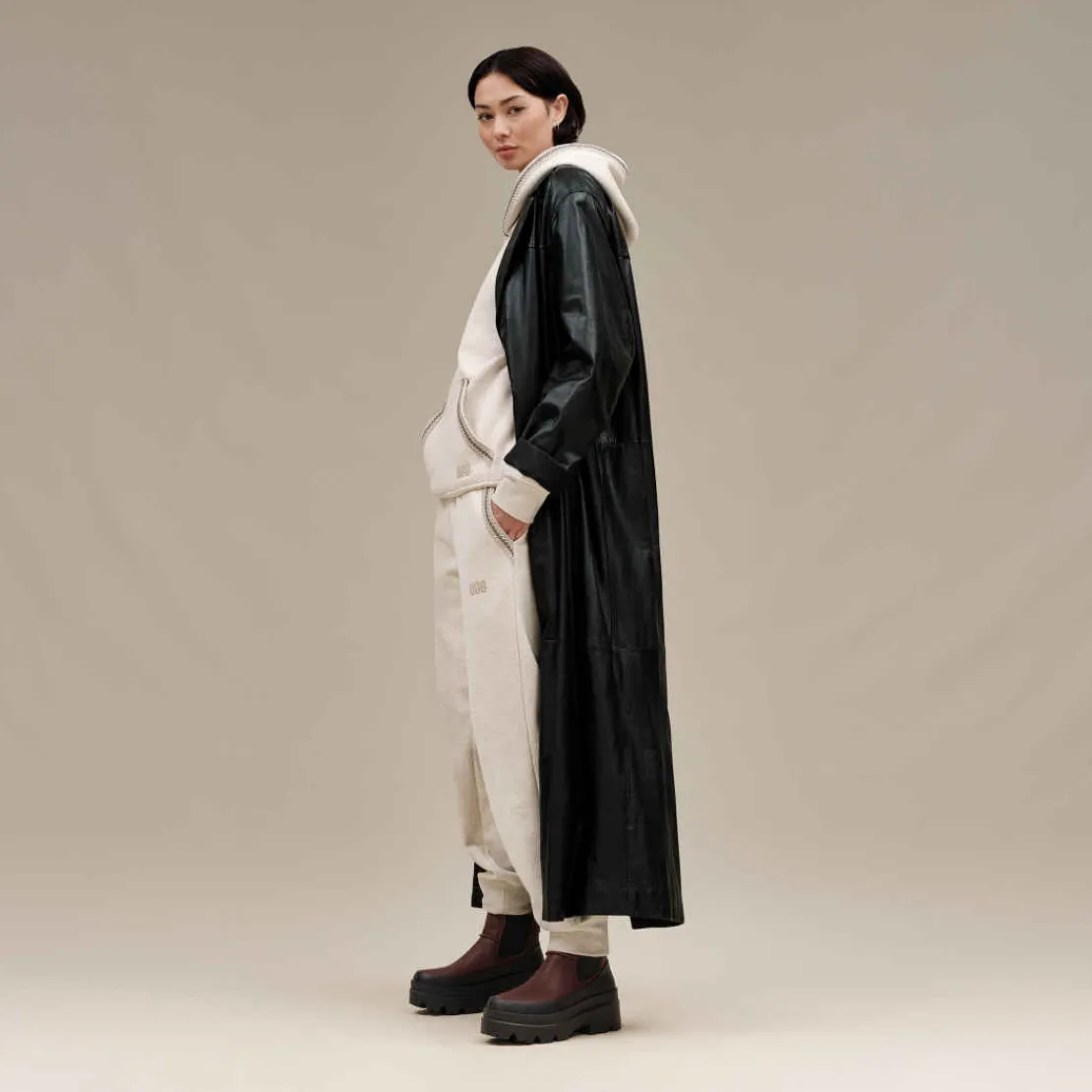Bas>UGG Homme Pantalon de jogging Tasman caribouheather