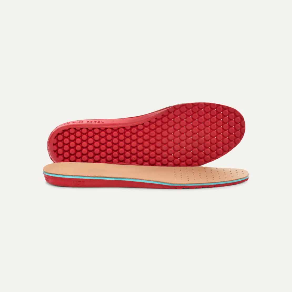 Accessoires>UGG Homme Semelle intérieure en cuir de qualité supérieure natural