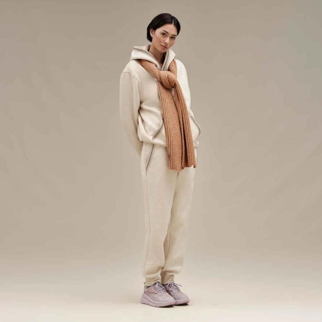 Hauts>UGG Homme Sweat à capuche Tasman caribouheather