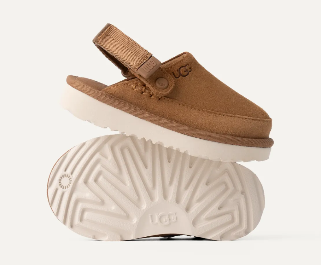 Slippers>UGG Tout Petit Sabot Goldenstar chestnut