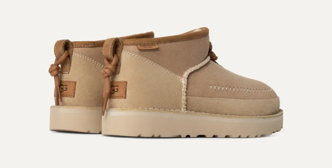Toutes Les Bottes | Toutes Les Bottes>UGG Unisexe Botte Classic Ultra Mini Crafted Regenerate sand