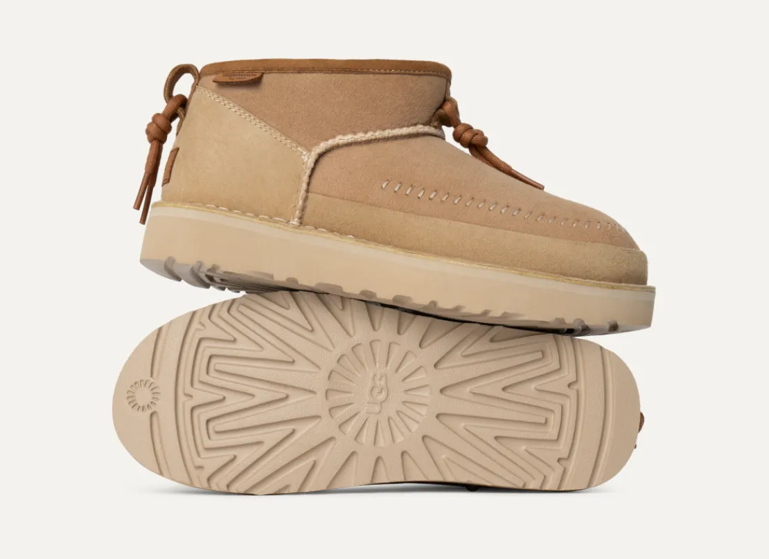 Toutes Les Bottes | Toutes Les Bottes>UGG Unisexe Botte Classic Ultra Mini Crafted Regenerate sand