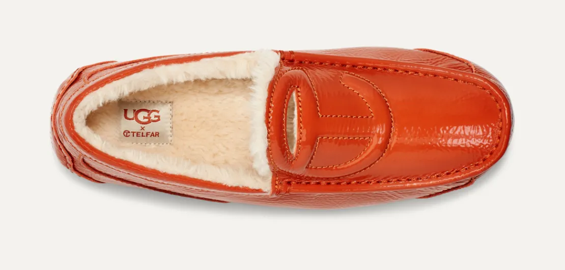 Chaussures Plates | Mocassins Et Chaussures>UGG Unisexe x TELFAR Loafer Crinkle spicypumpkin