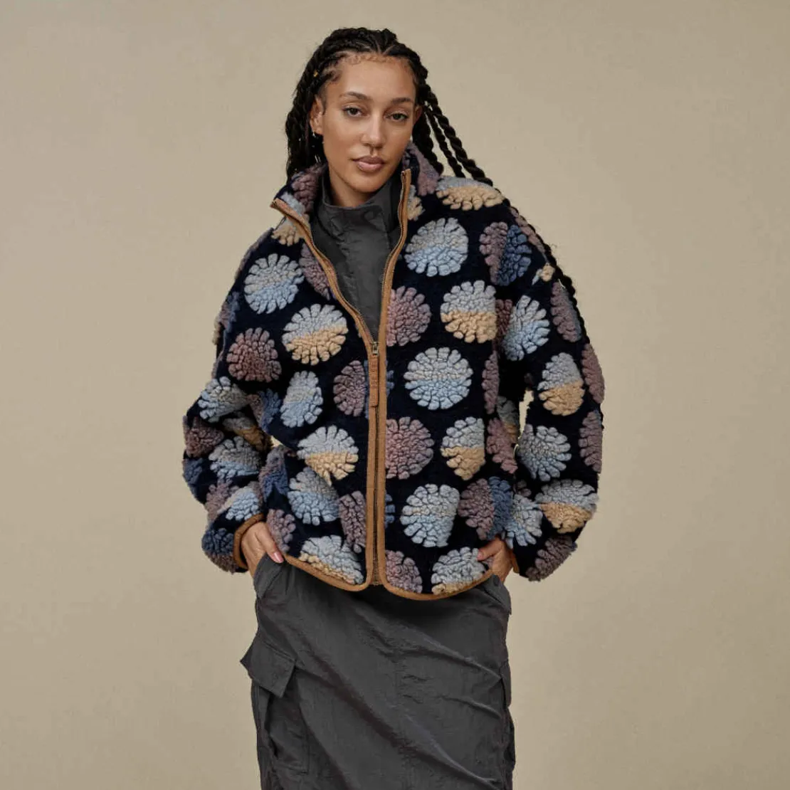 Vestes & Manteaux | Vêtements D’intérieur>UGG Unisexe Veste Marlene fluff Sun marinermulti