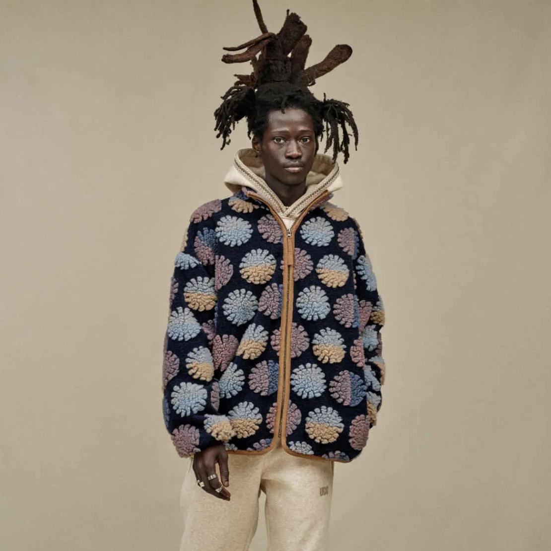 Vestes & Manteaux | Vêtements D’intérieur>UGG Unisexe Veste Marlene fluff Sun marinermulti